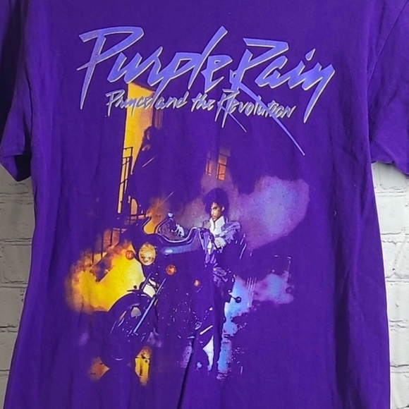 Vintage Y2K Official Prince Purple Rain Violet Tee Tshirt Unisex Size Medium - Picture 3 of 15